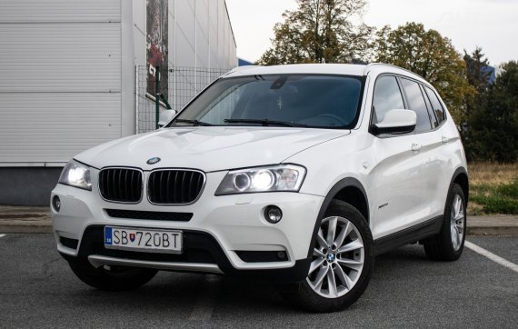 BMW X3 xDrive20d, 135kW (2013) / AJ NA SPLÁTKY / PROTIÚČET /